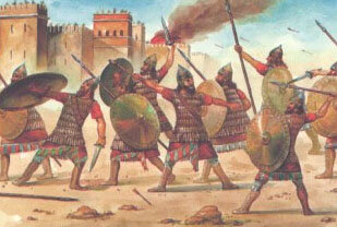 Conquista di babilonia da parte degli Assiri