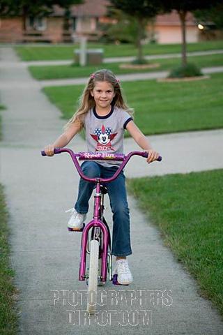 I learned how to ride a bike