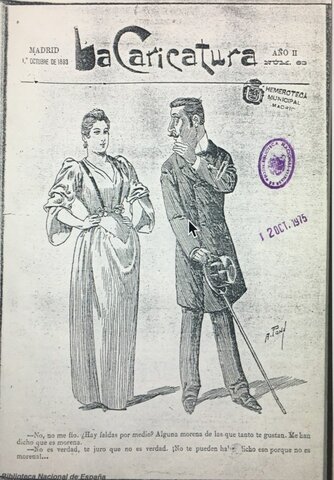 Primeros escritos en el periódico La Caricatura