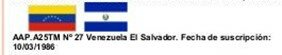 Acuerdos comerciales preferenciales. Acuerdo de Alcance Parcial El Salvador-Venezuela (AAP.A25TM Nº 27)