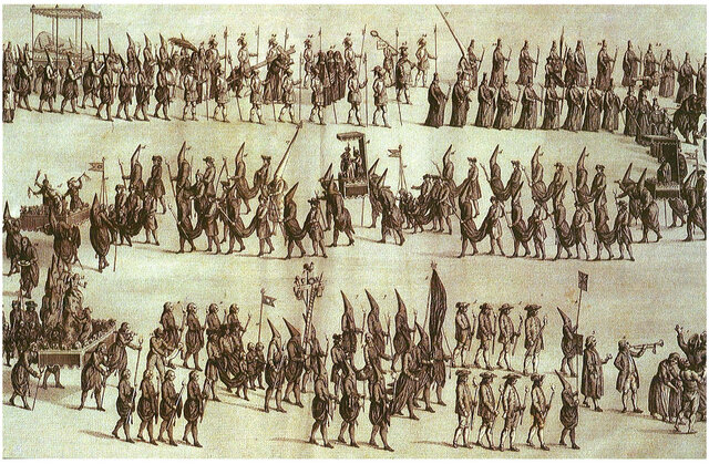 Creació d'un exercit reial permanent servit pels mercenaris