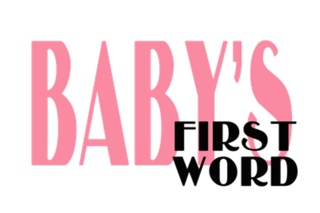 My First Word.