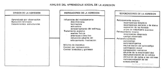 AGRESIÓN: ANÁLISIS DEL APRENDIZAJE SOCIAL