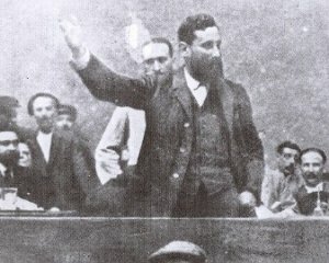 Llegada de Facundo Perezagua a Bilbao