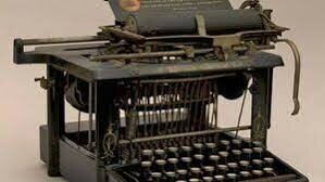 First Typewriter was Issued