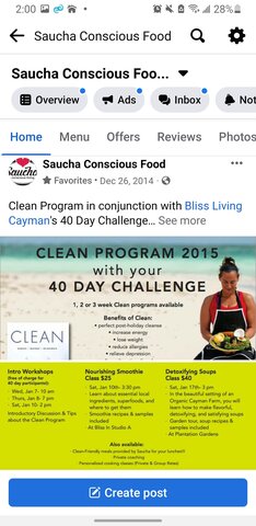 Chef Britta educating with Clean Detox Program