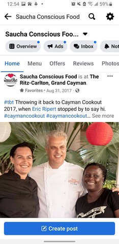 Chef Britta and Chef Eric Ripert