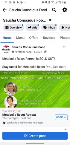Metabolic Reset Retreat with Dr Hilke Molsen and Chef Britta Bush