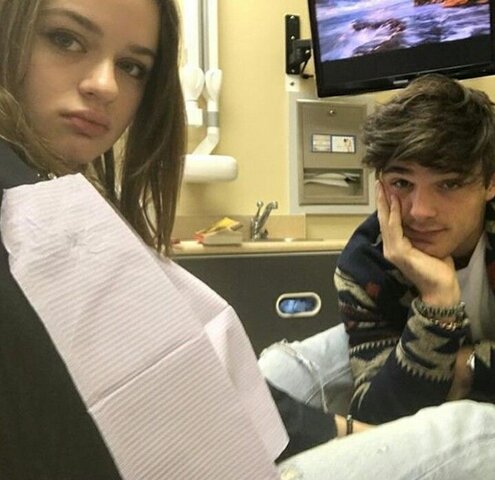 His girlfriend Joey King