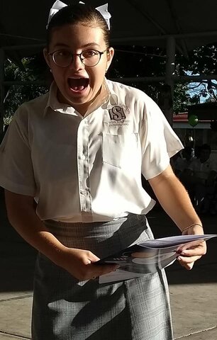 "Egresé de la secundaria".