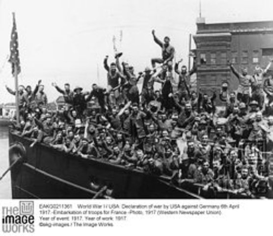 United States declares war on Germany