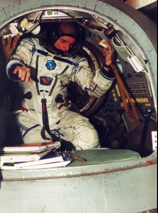 April 28th 2001: space tourist