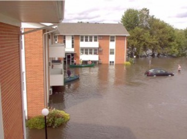 IOWA DAMAGED BY MASSIVE FLOODING
