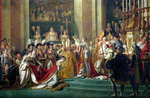 Napoleon crowns himself emperor