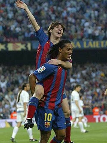 First goal with Barcelona