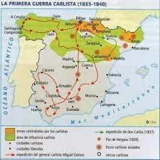 Inicio de la 2º fase de la 1ª guerra carlista