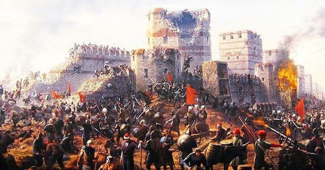 I Turchi Ottomani conquistano Costantinopoli