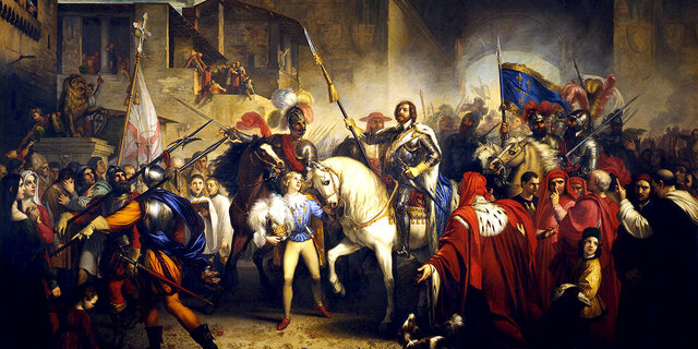 Carlo VIII scende in Italia