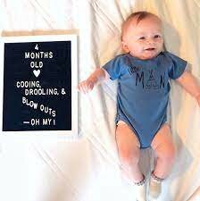 Baby is four months old today