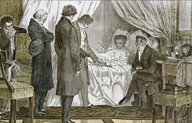 La mort de Beethoven