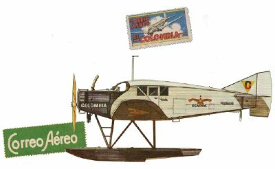 Primer transporte de correo en avión