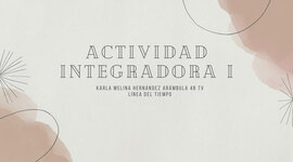 Timeline: Actividad Integradora I 4B TV Karla Melina