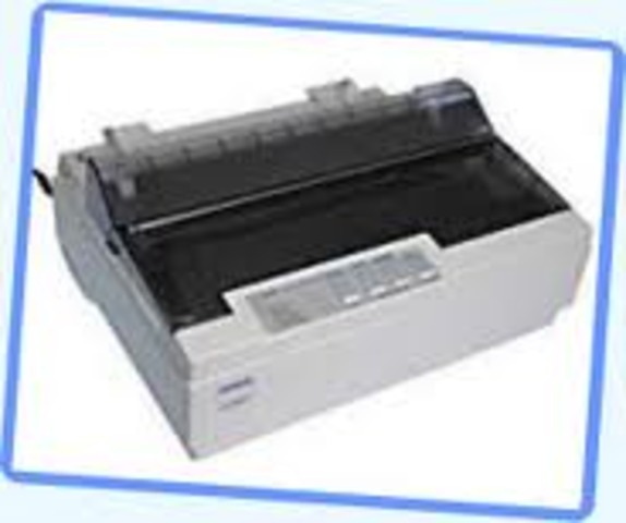 impresora de matriz de puntos