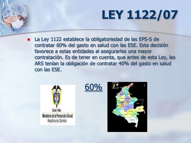 Ley  1122  de  2007