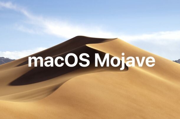 macOS 10.14 “Mojave”