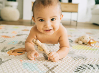 Anthony does TUMMY TIME!!