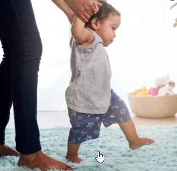 Anthony's first steps!