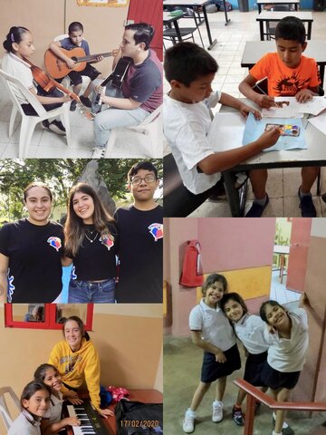 Grupo estudiantil enamor-arte