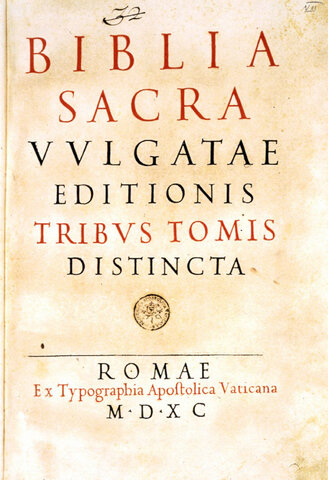 La Vulgate 384 apr. J. -C.