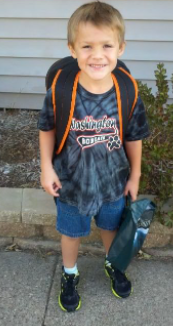 Anthony's first day of first grade