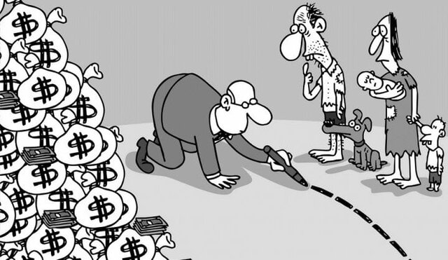 Mayor concentración del ingreso