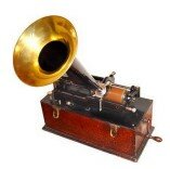 Le phonographe a cylindre de cire