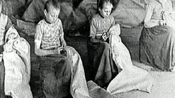 Begin normale werkdag fabriekskind 5.30