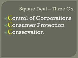 Teddy Roosevelt’s- Square Deal