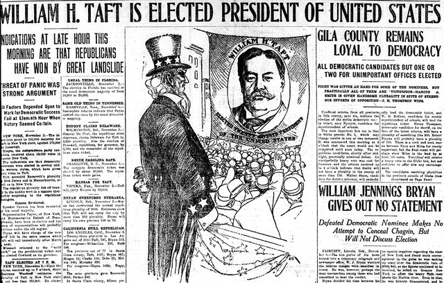 Taft Wins