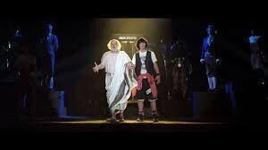Bill and Ted present their project