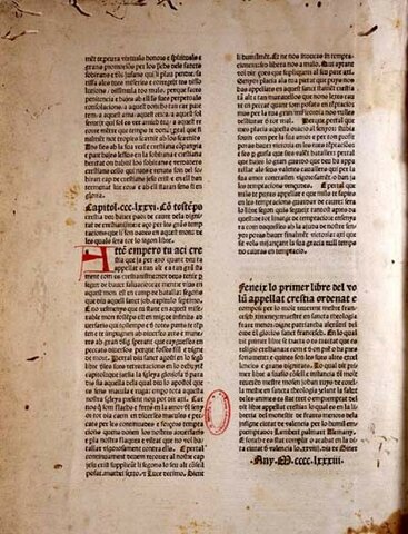 Francesc Eiximenis escriu Vita Christi