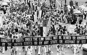 100,000 people march in support of the Equal Rights Amendment in Washington, D.C.