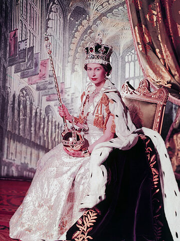 Korunovačný portrét kráľovnej Alžbety II. (GH)