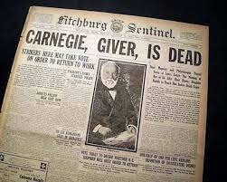 Carnegie dies