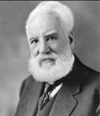 Patente del primer teléfono por Alexander Graham Bell.