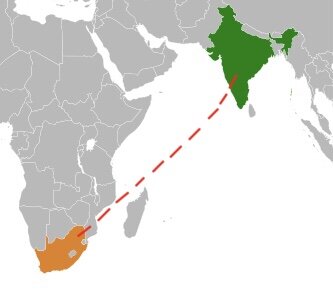 Gandhi returns to India