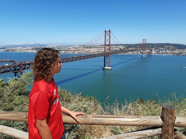 My parents and I went to Portugal