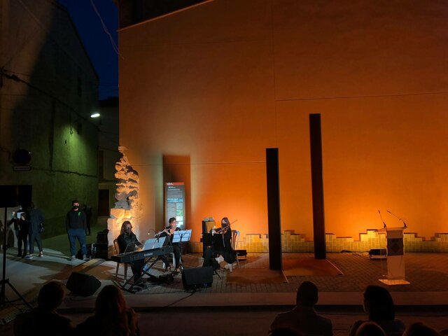 She finished her violin career