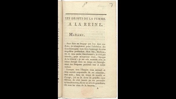 “Declaration of Rights for Women.”