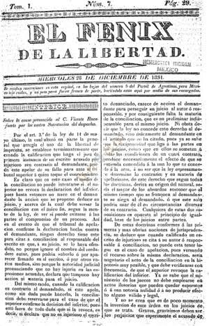 Opositores del Gobierno de Anastasio Bustamante